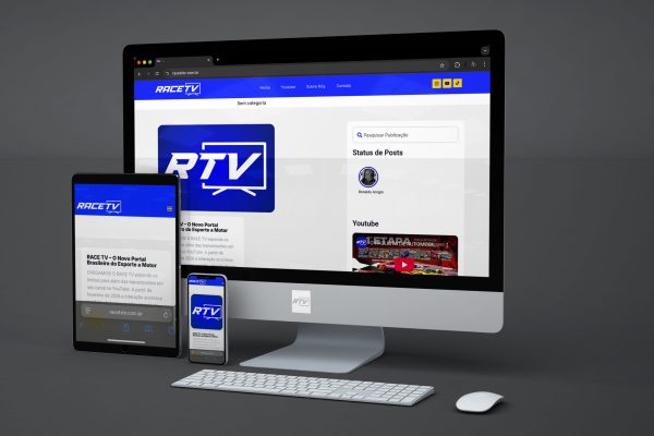 RaceTV! Agora com site e plataforma de notícias, comunidade e entretenimento